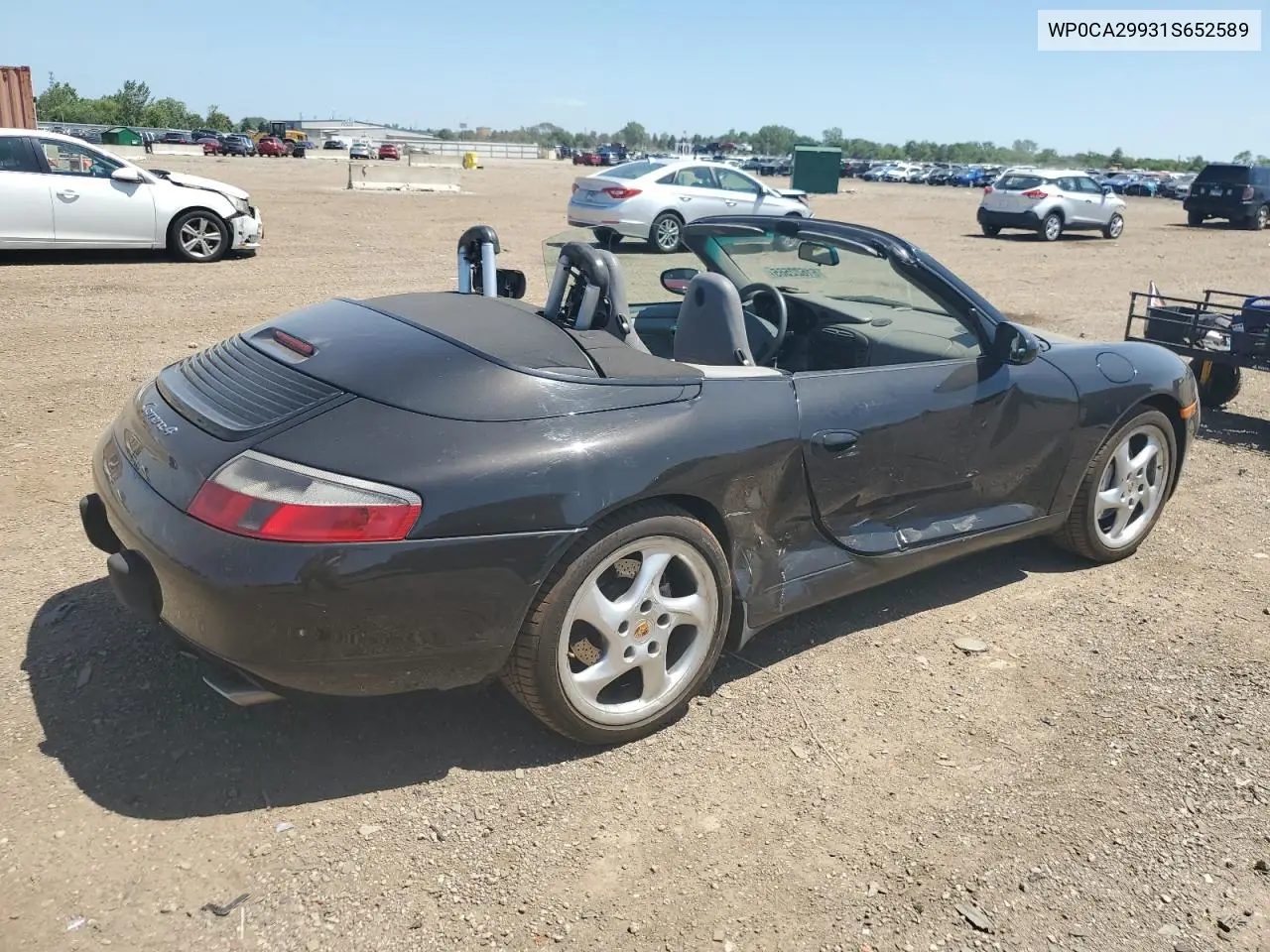 2001 Porsche 911 Carrera 2 VIN: WP0CA29931S652589 Lot: 61622565