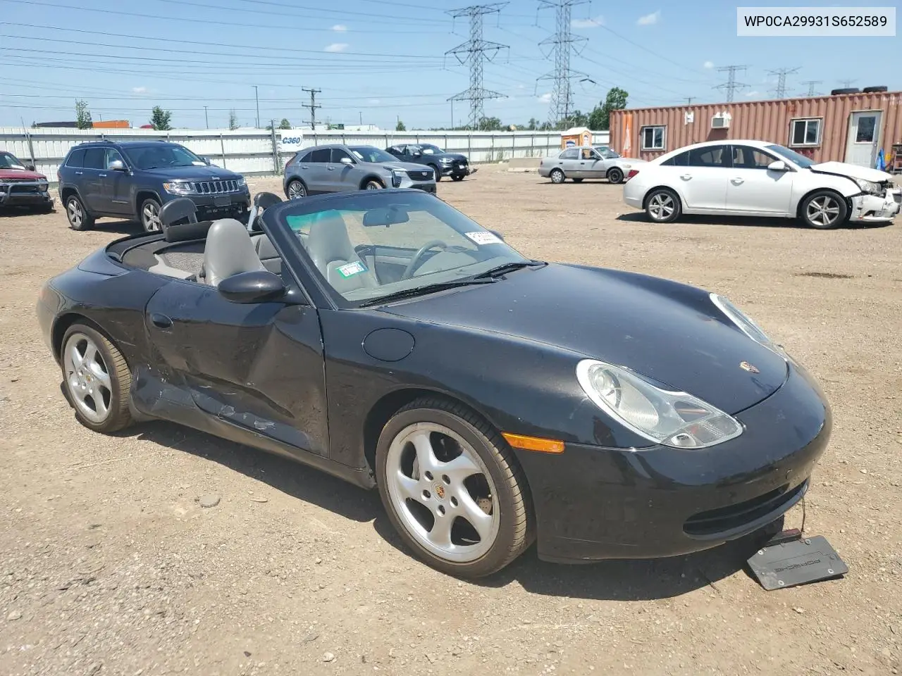 2001 Porsche 911 Carrera 2 VIN: WP0CA29931S652589 Lot: 61622565