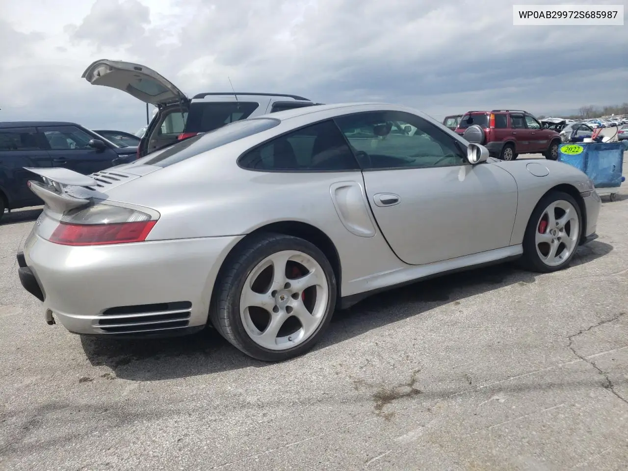 2002 Porsche 911 Turbo VIN: WP0AB29972S685987 Lot: 51462335