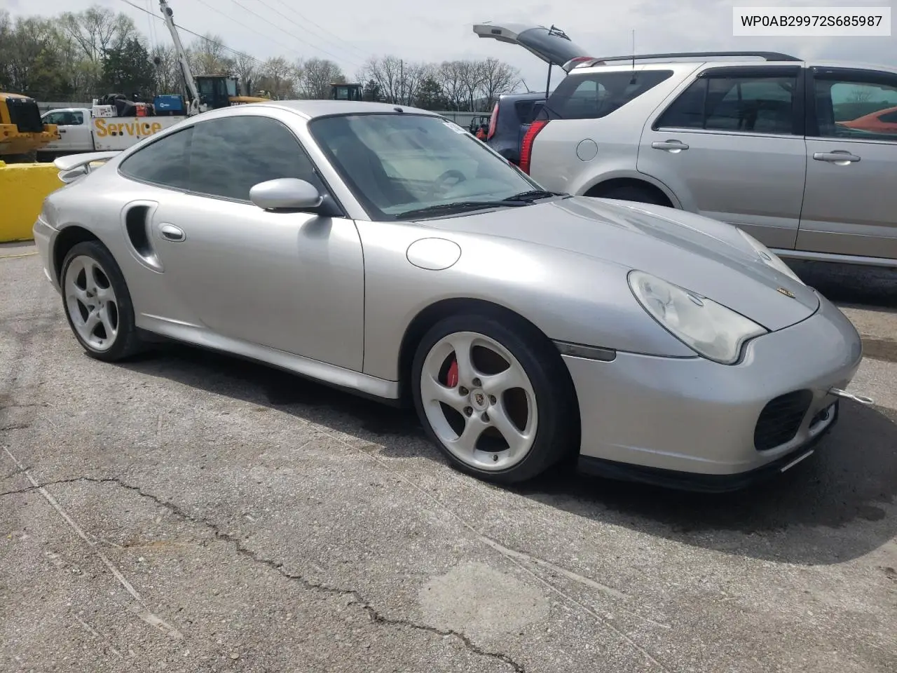 2002 Porsche 911 Turbo VIN: WP0AB29972S685987 Lot: 51462335