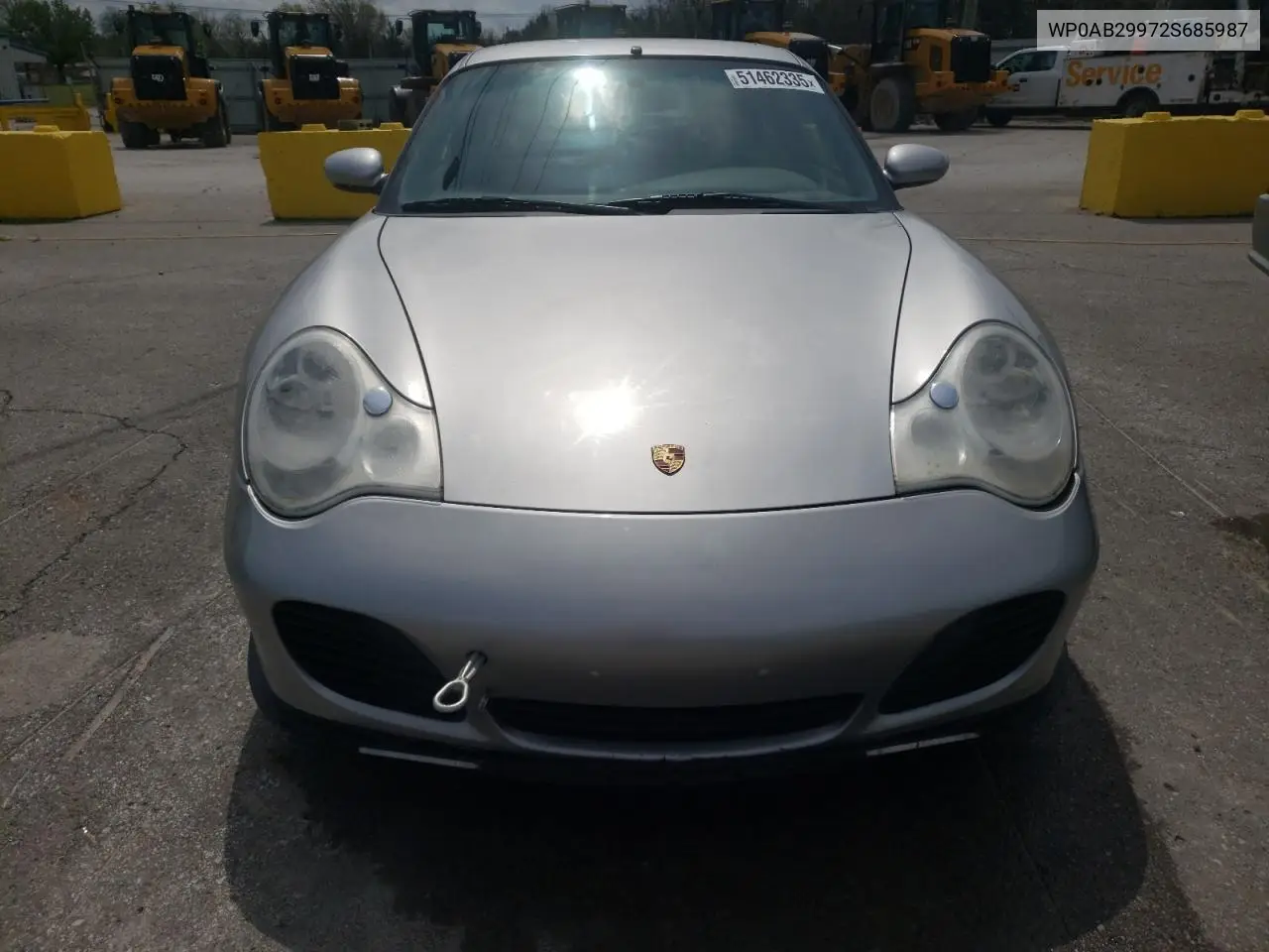 2002 Porsche 911 Turbo VIN: WP0AB29972S685987 Lot: 51462335