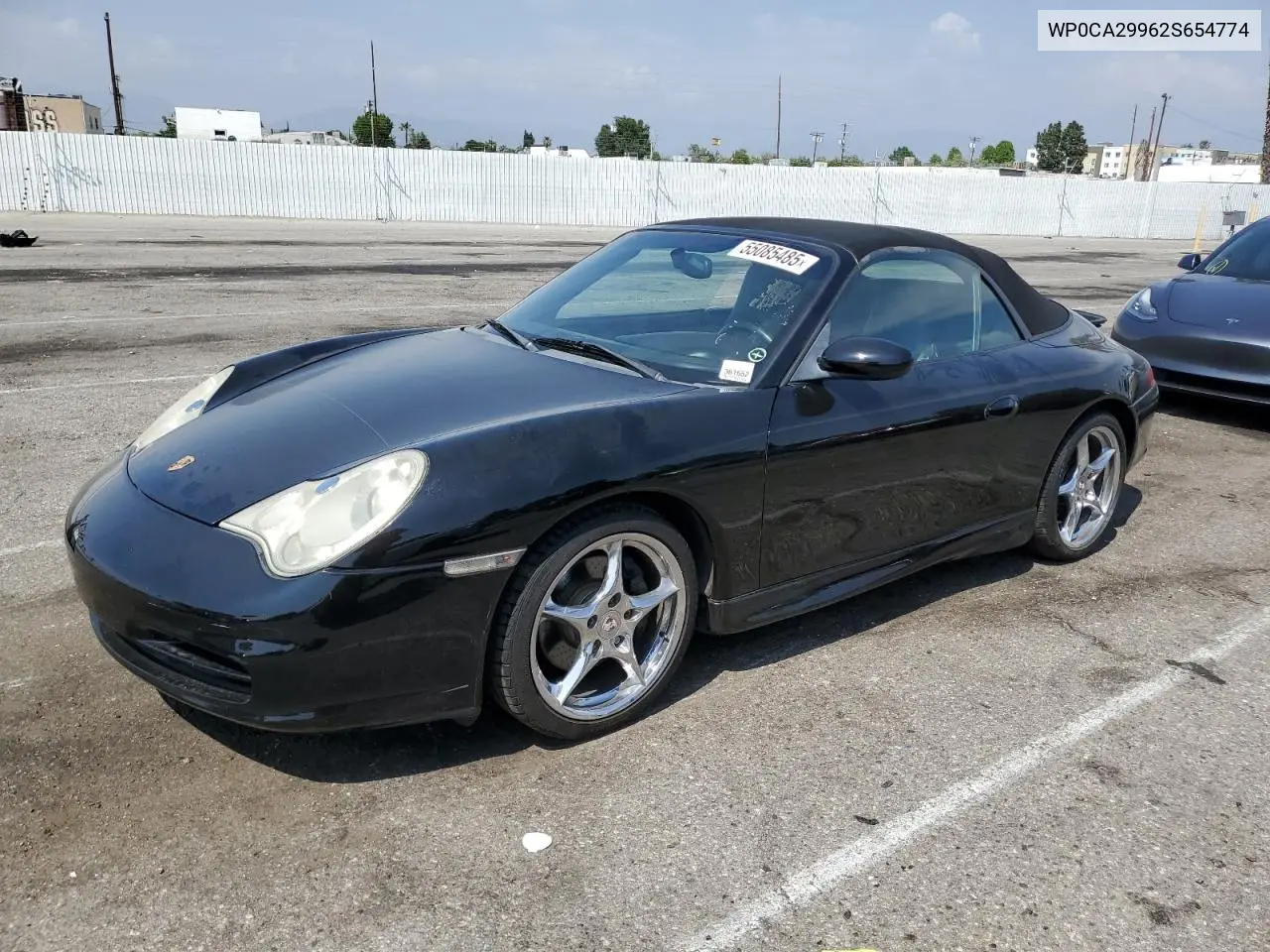 2002 Porsche 911 Carrera 2 VIN: WP0CA29962S654774 Lot: 55085485