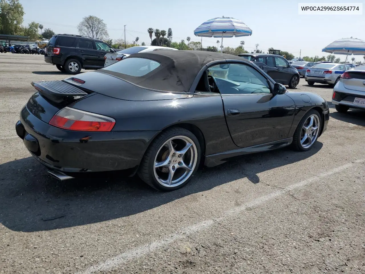 2002 Porsche 911 Carrera 2 VIN: WP0CA29962S654774 Lot: 55085485
