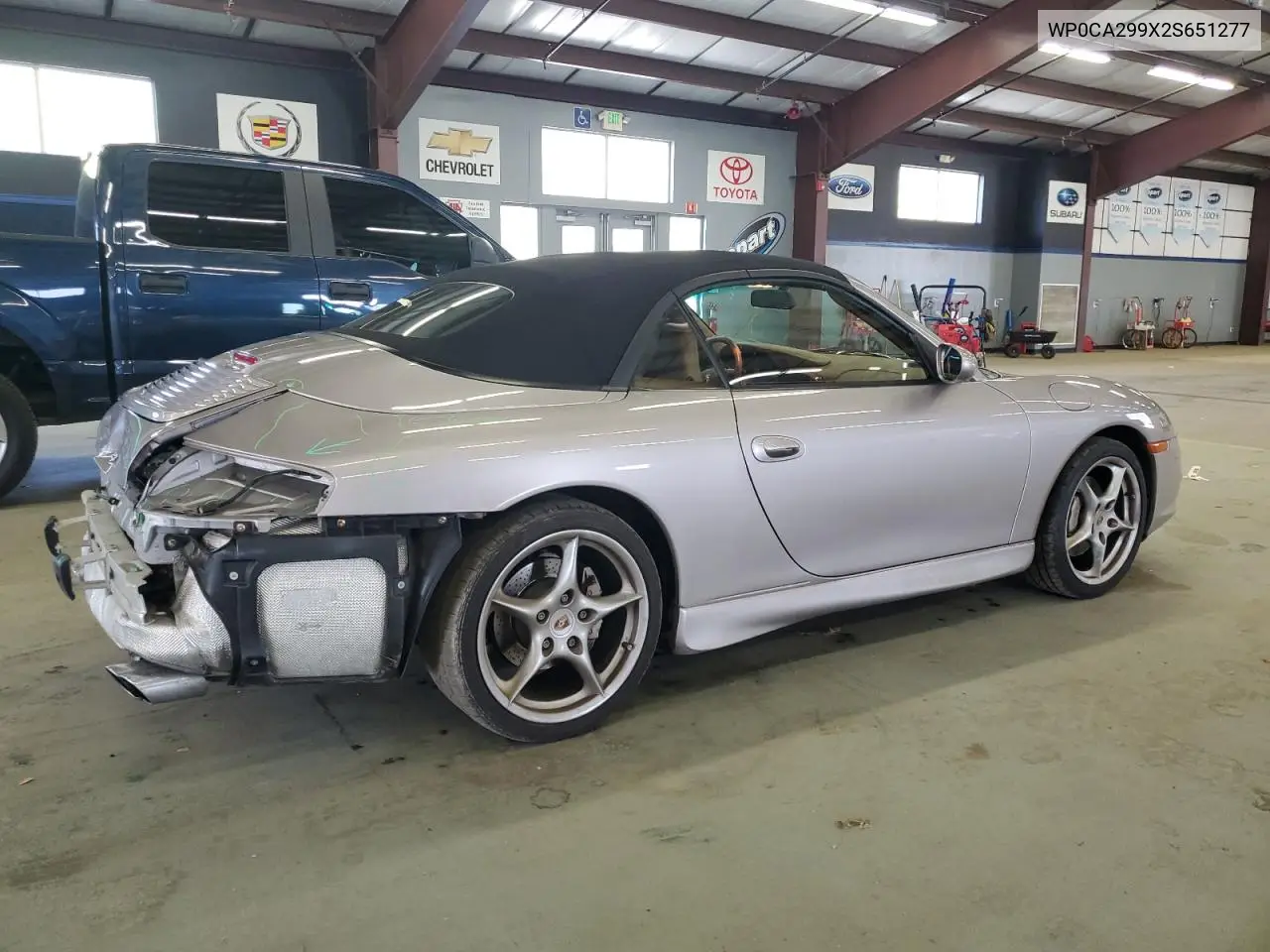 2002 Porsche 911 Carrera 2 VIN: WP0CA299X2S651277 Lot: 55651665