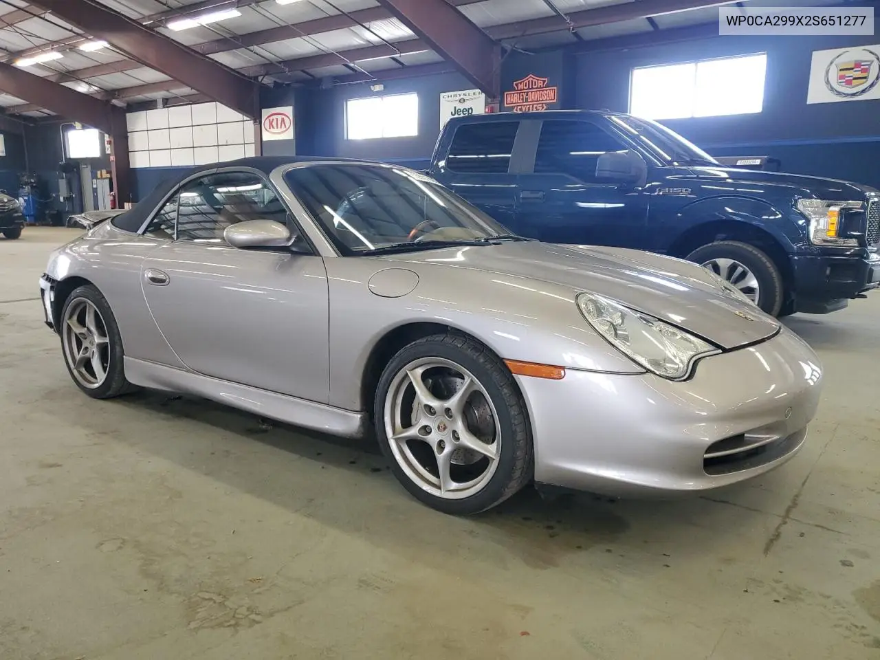 2002 Porsche 911 Carrera 2 VIN: WP0CA299X2S651277 Lot: 55651665