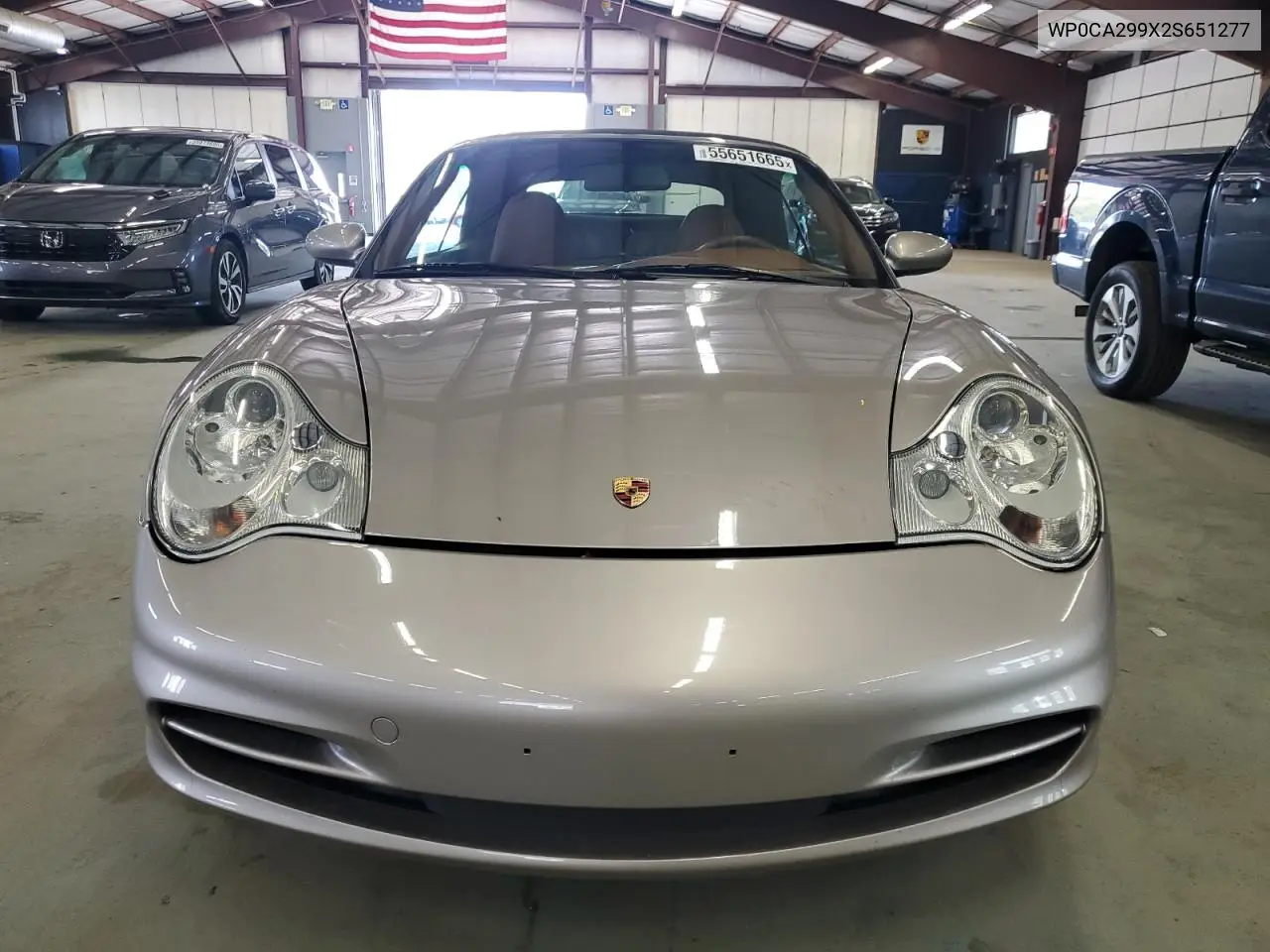 2002 Porsche 911 Carrera 2 VIN: WP0CA299X2S651277 Lot: 55651665