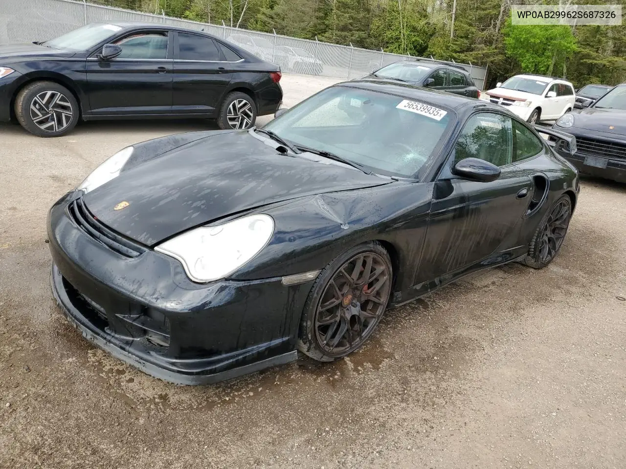wp0ab29962s687326 WP0AB29962S687326 2002 Porsche 911 Turbo