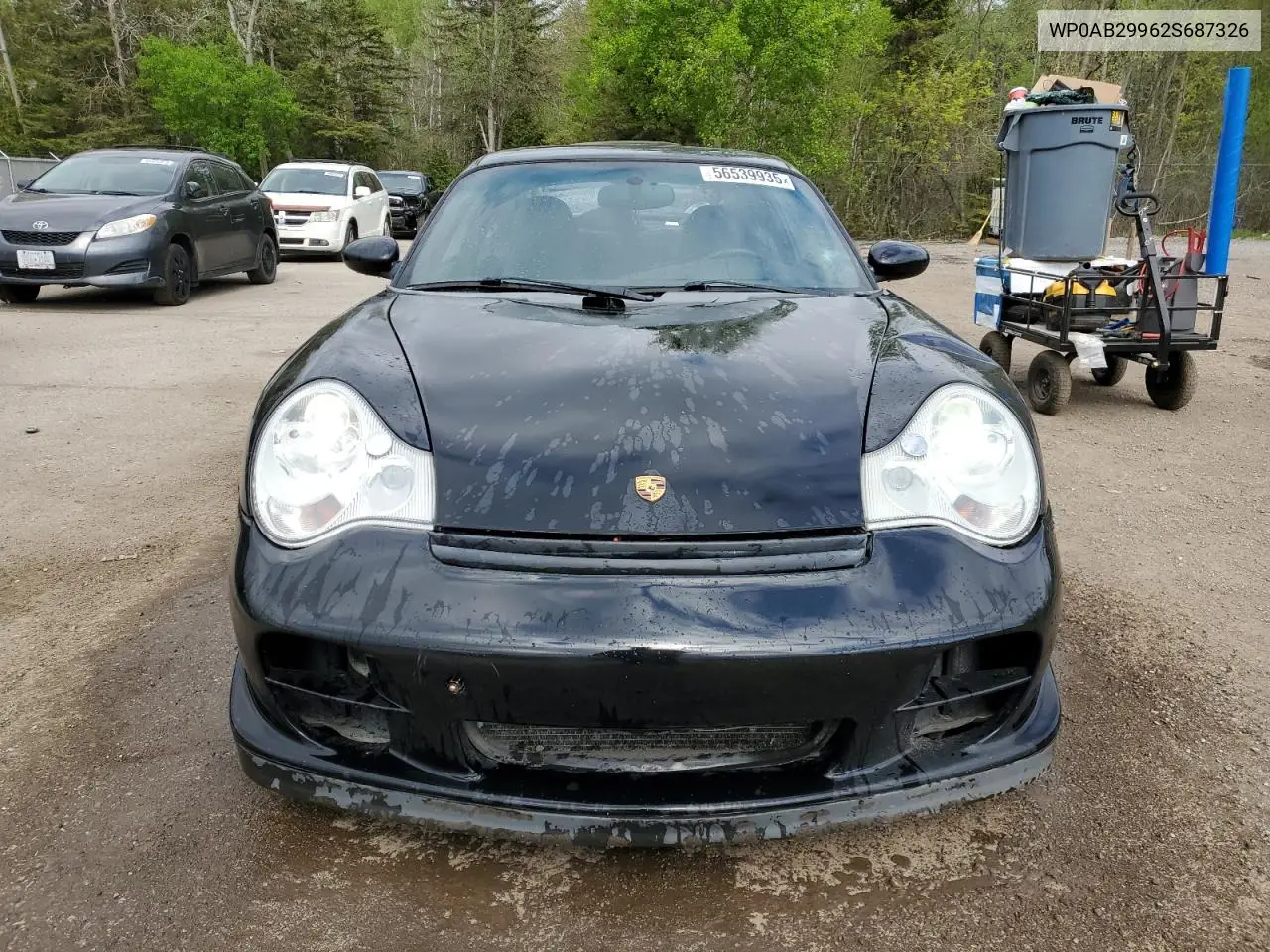 wp0ab29962s687326 WP0AB29962S687326 2002 Porsche 911 Turbo