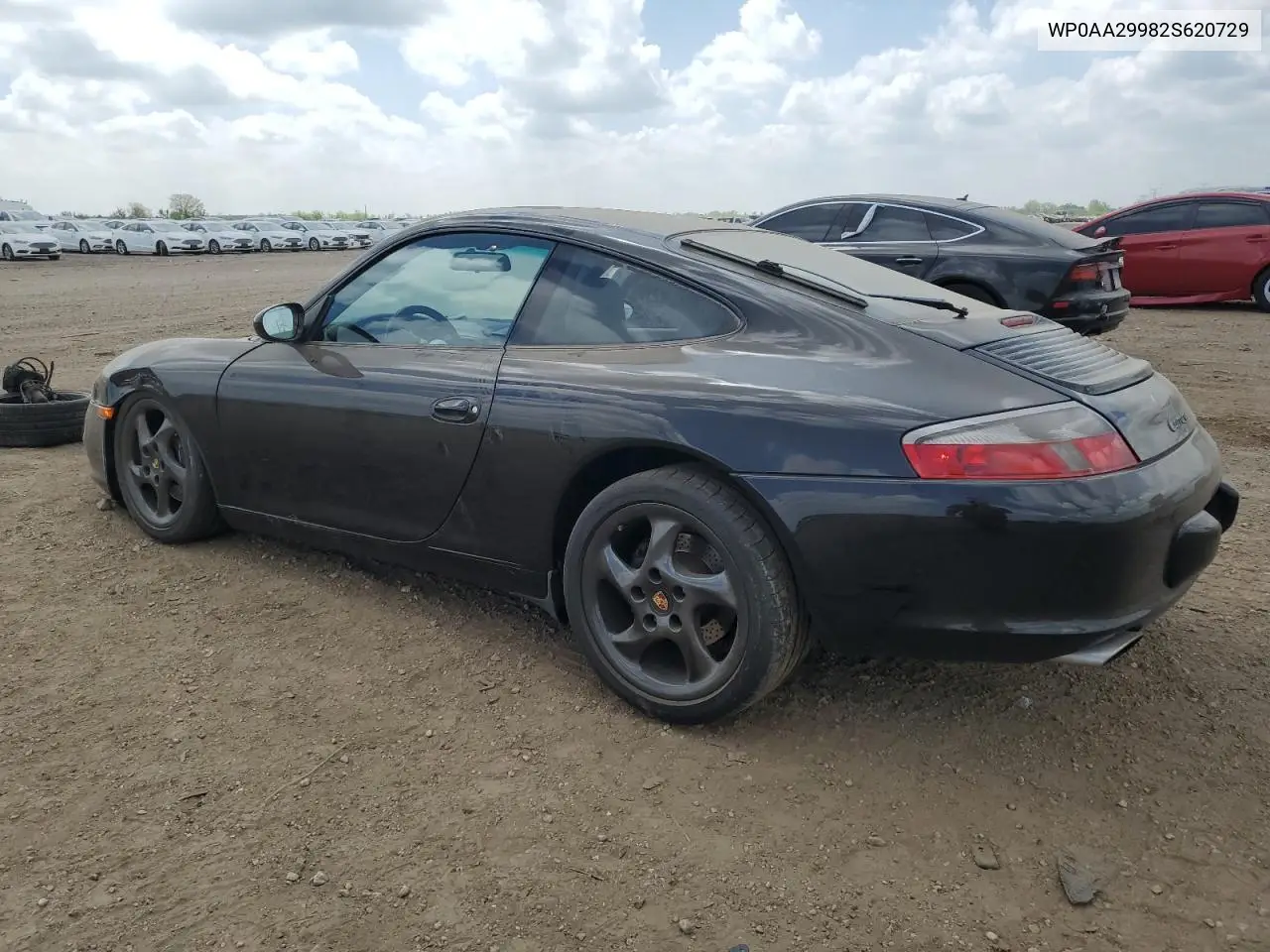 2002 Porsche 911 Carrera 2 VIN: WP0AA29982S620729 Lot: 56653095
