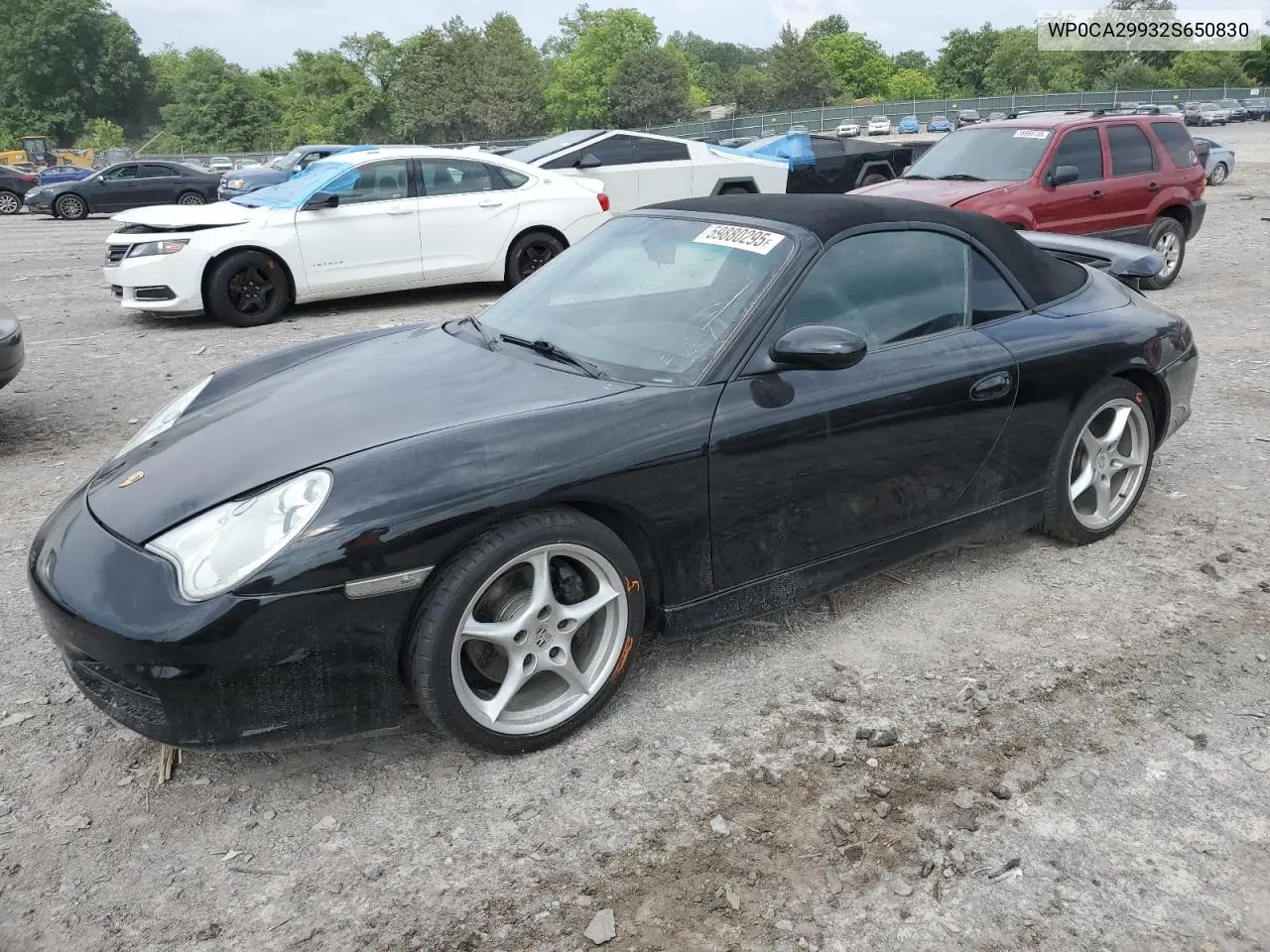 2002 Porsche 911 Carrera 2 VIN: WP0CA29932S650830 Lot: 59880295