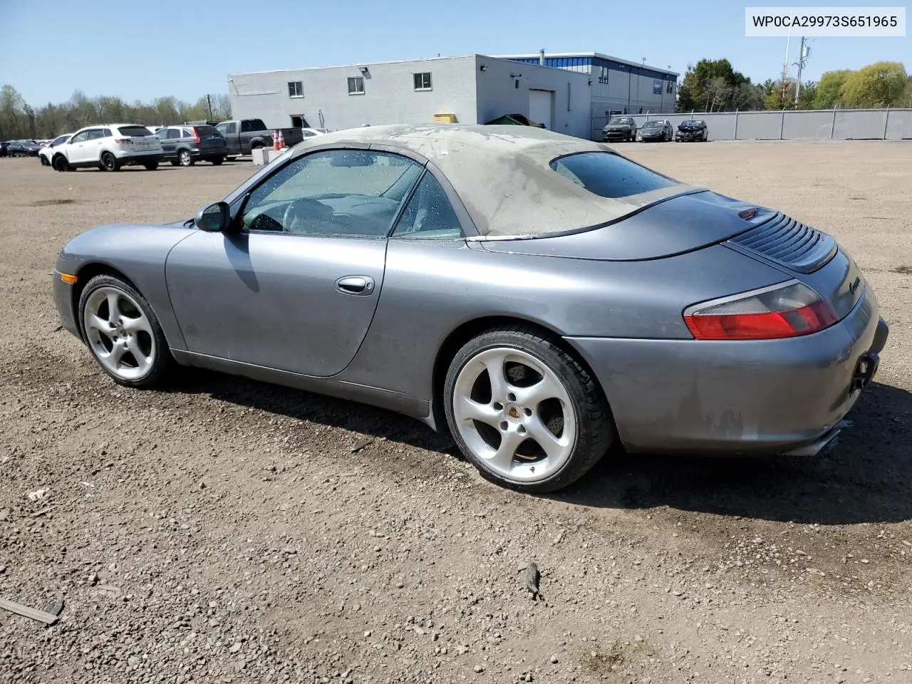 2003 Porsche 911 Carrera 2 VIN: WP0CA29973S651965 Lot: 53640755