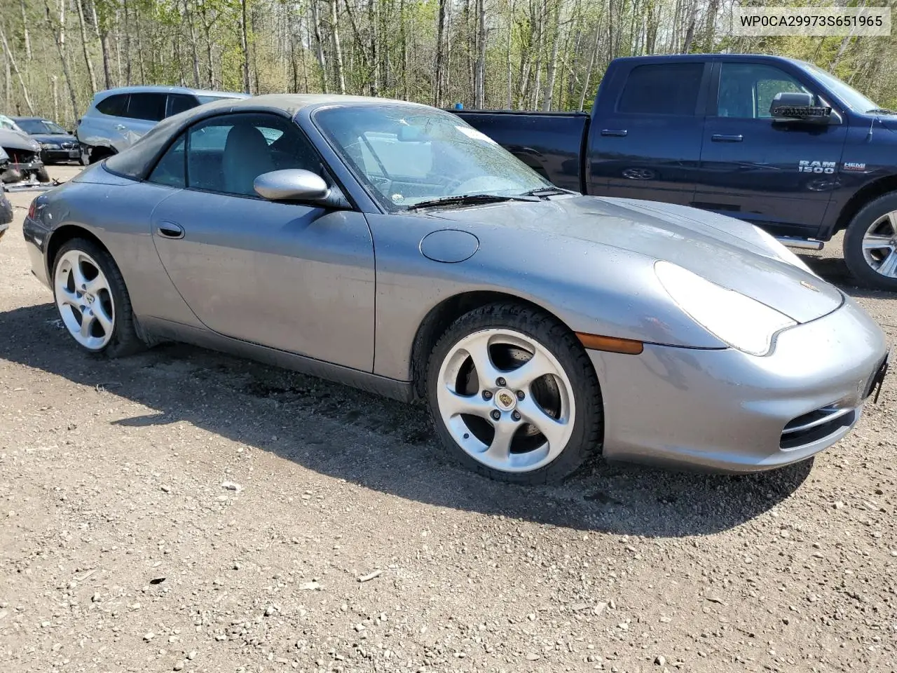 2003 Porsche 911 Carrera 2 VIN: WP0CA29973S651965 Lot: 53640755