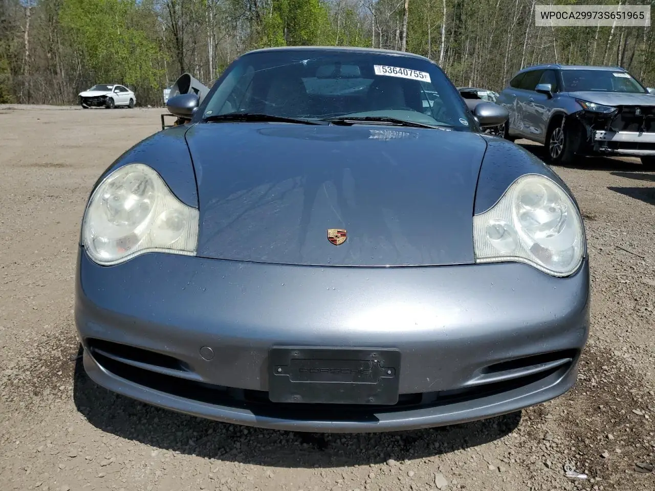 2003 Porsche 911 Carrera 2 VIN: WP0CA29973S651965 Lot: 53640755