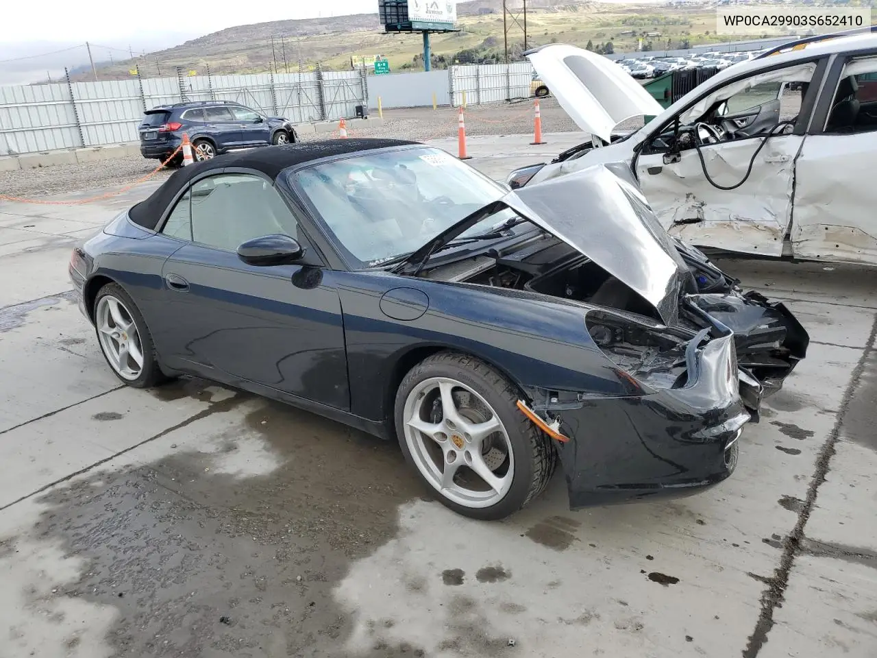 2003 Porsche 911 Carrera 2 VIN: WP0CA29903S652410 Lot: 53893985