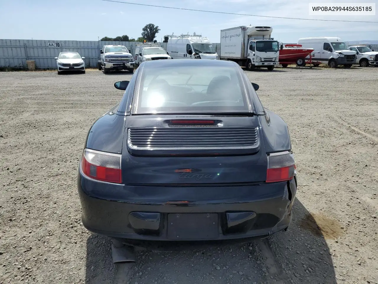 2004 Porsche 911 Targa VIN: WP0BA29944S635185 Lot: 56973225