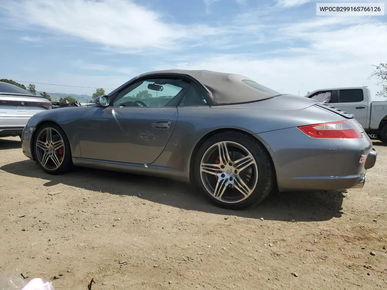 2006 Porsche 911 Carrera S Cabriolet VIN: WP0CB29916S766126 Lot: 53077155