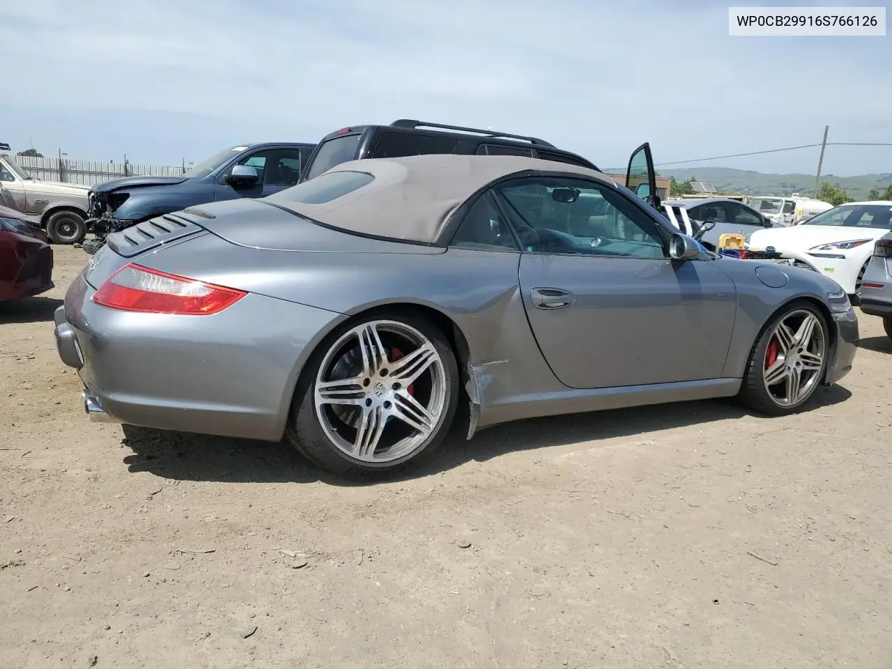 2006 Porsche 911 Carrera S Cabriolet VIN: WP0CB29916S766126 Lot: 53077155