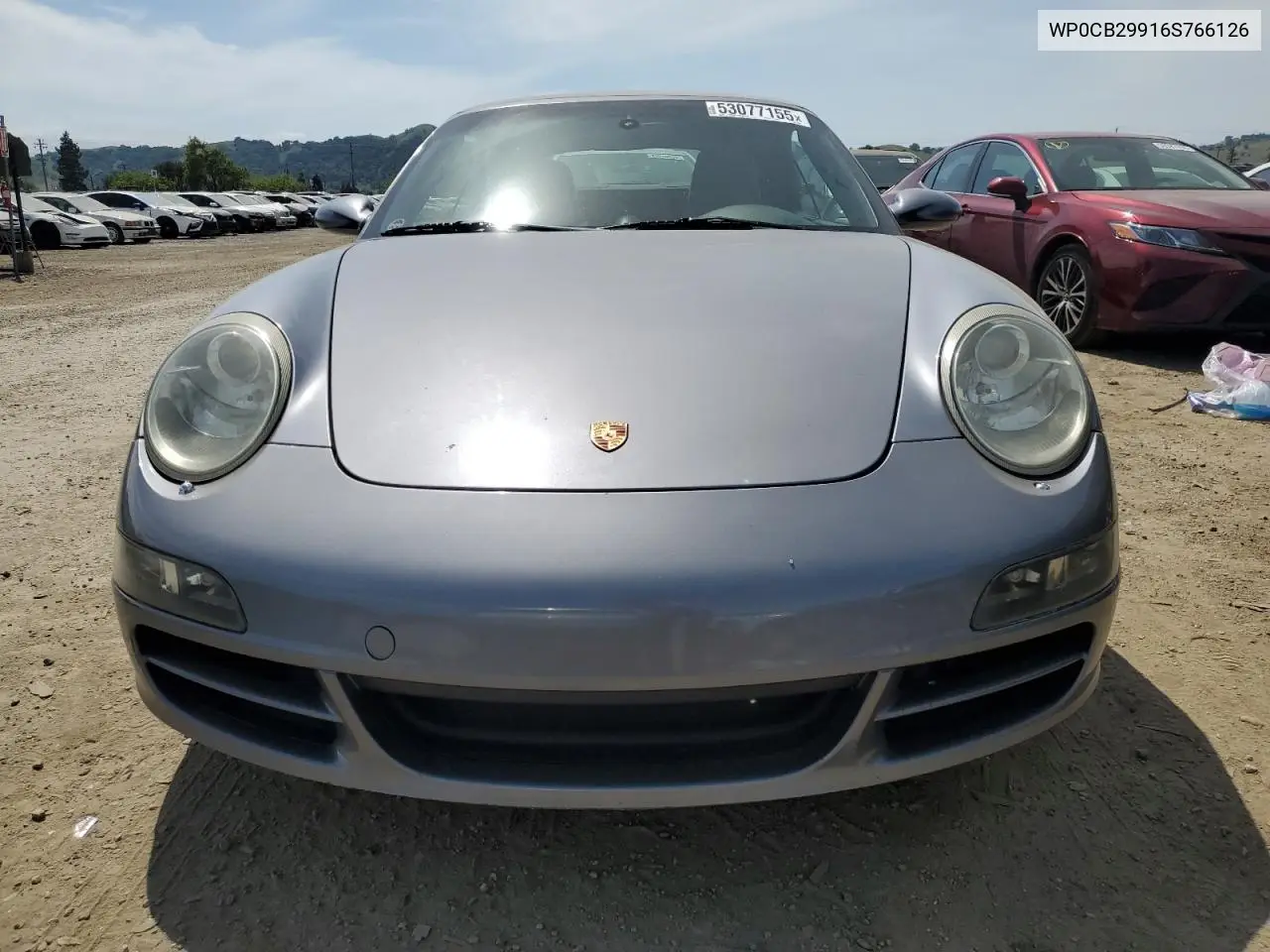 2006 Porsche 911 Carrera S Cabriolet VIN: WP0CB29916S766126 Lot: 53077155