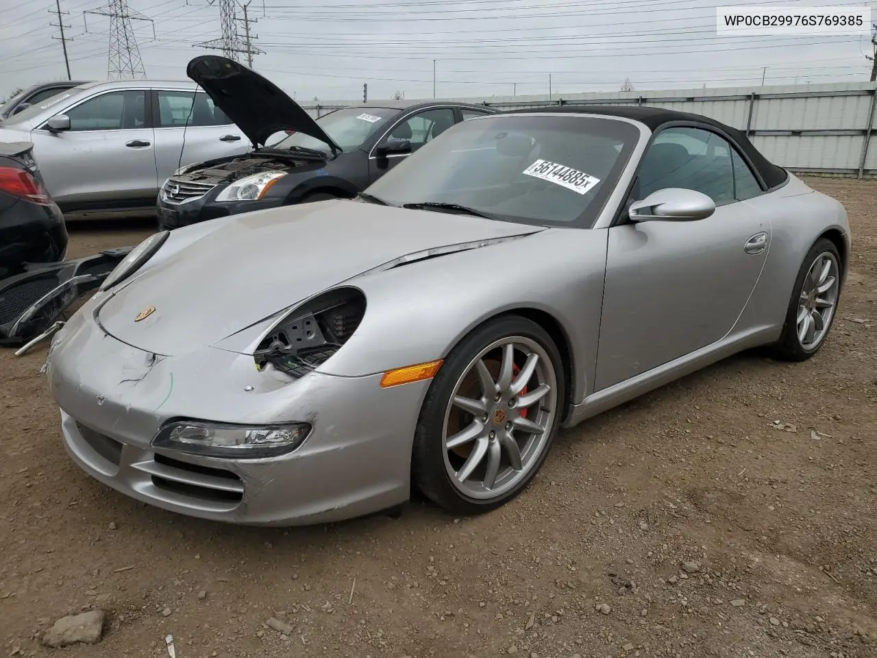2006 Porsche 911 Carrera S Cabriolet VIN: WP0CB29976S769385 Lot: 56144885