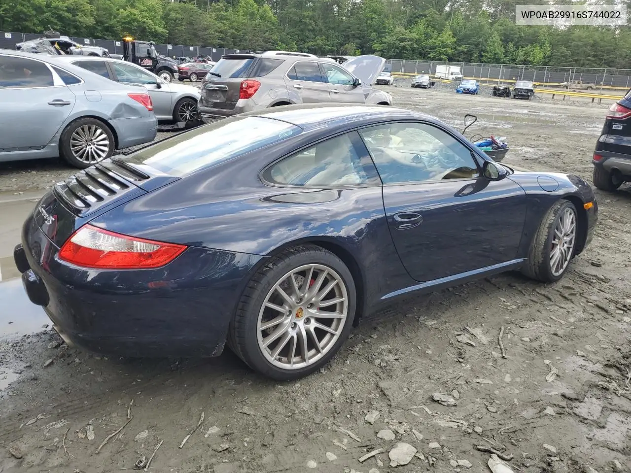 2006 Porsche 911 Carrera S VIN: WP0AB29916S744022 Lot: 58781295