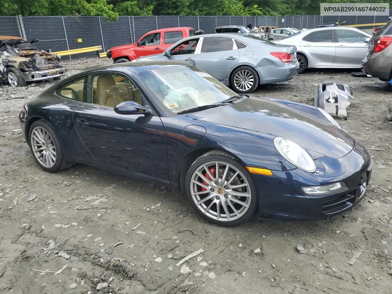 2006 Porsche 911 Carrera S VIN: WP0AB29916S744022 Lot: 58781295