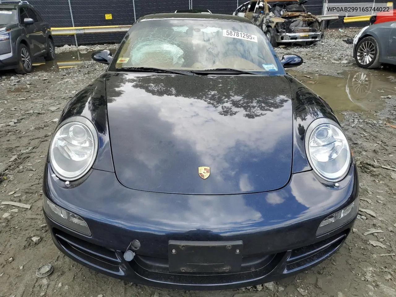 2006 Porsche 911 Carrera S VIN: WP0AB29916S744022 Lot: 58781295