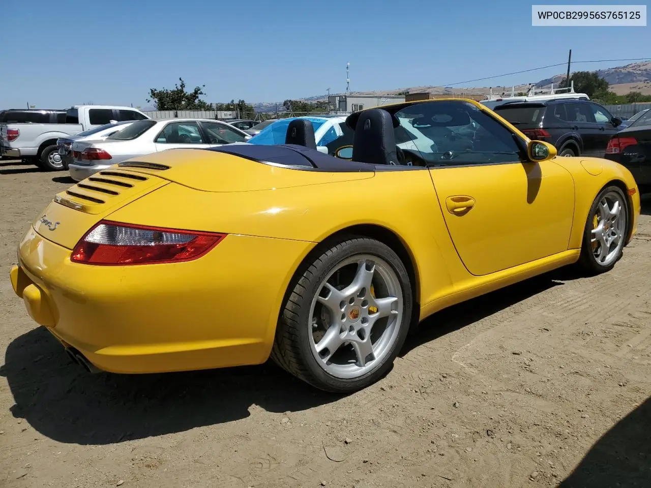 2006 Porsche 911 Carrera S Cabriolet VIN: WP0CB29956S765125 Lot: 63326755