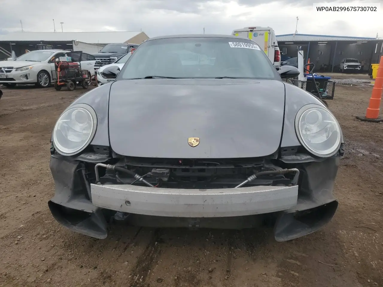 2007 Porsche 911 Carrera S VIN: WP0AB29967S730702 Lot: 58019955