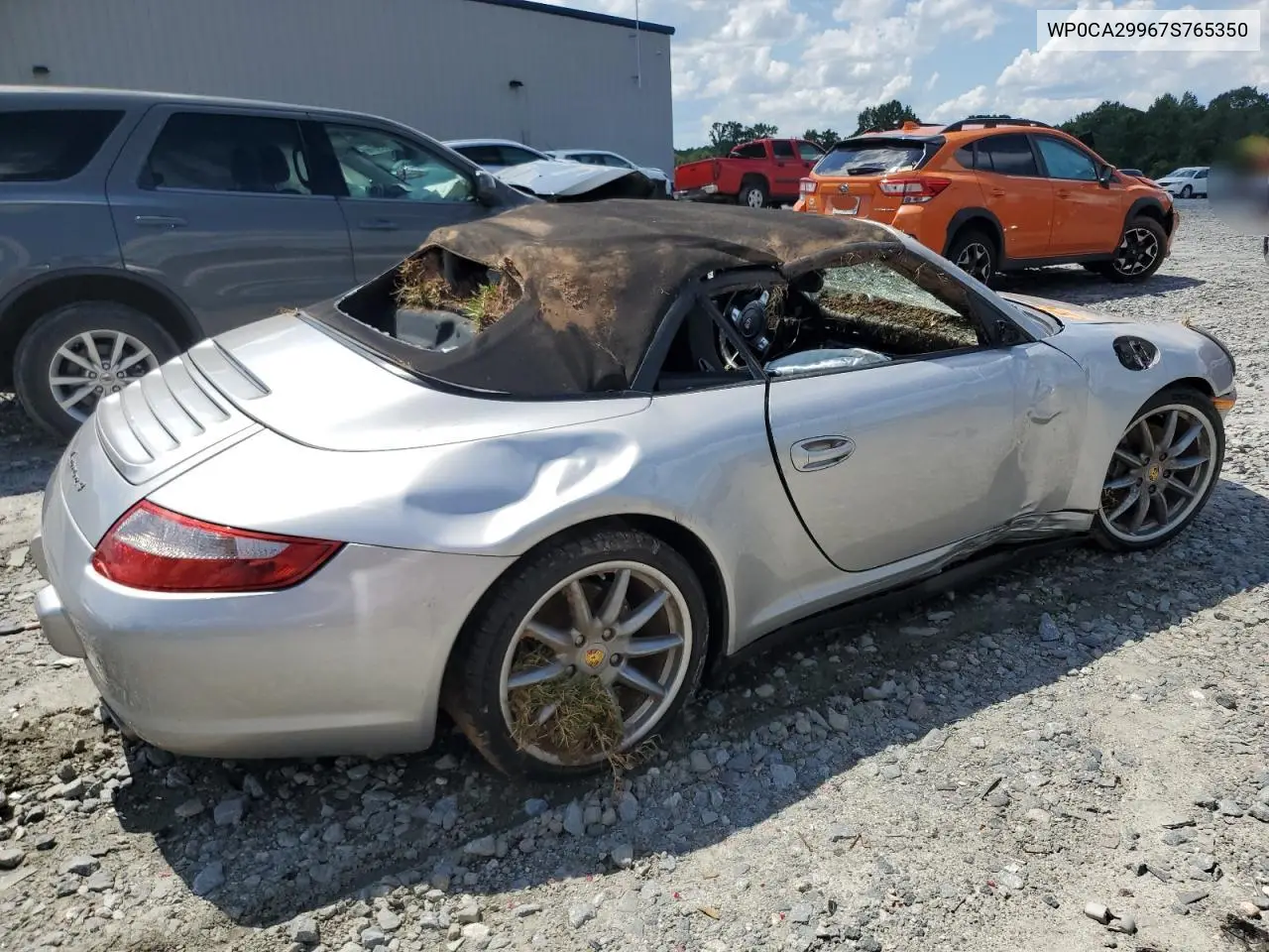 2007 Porsche 911 New Generation Carrera Cabriolet VIN: WP0CA29967S765350 Lot: 61020135