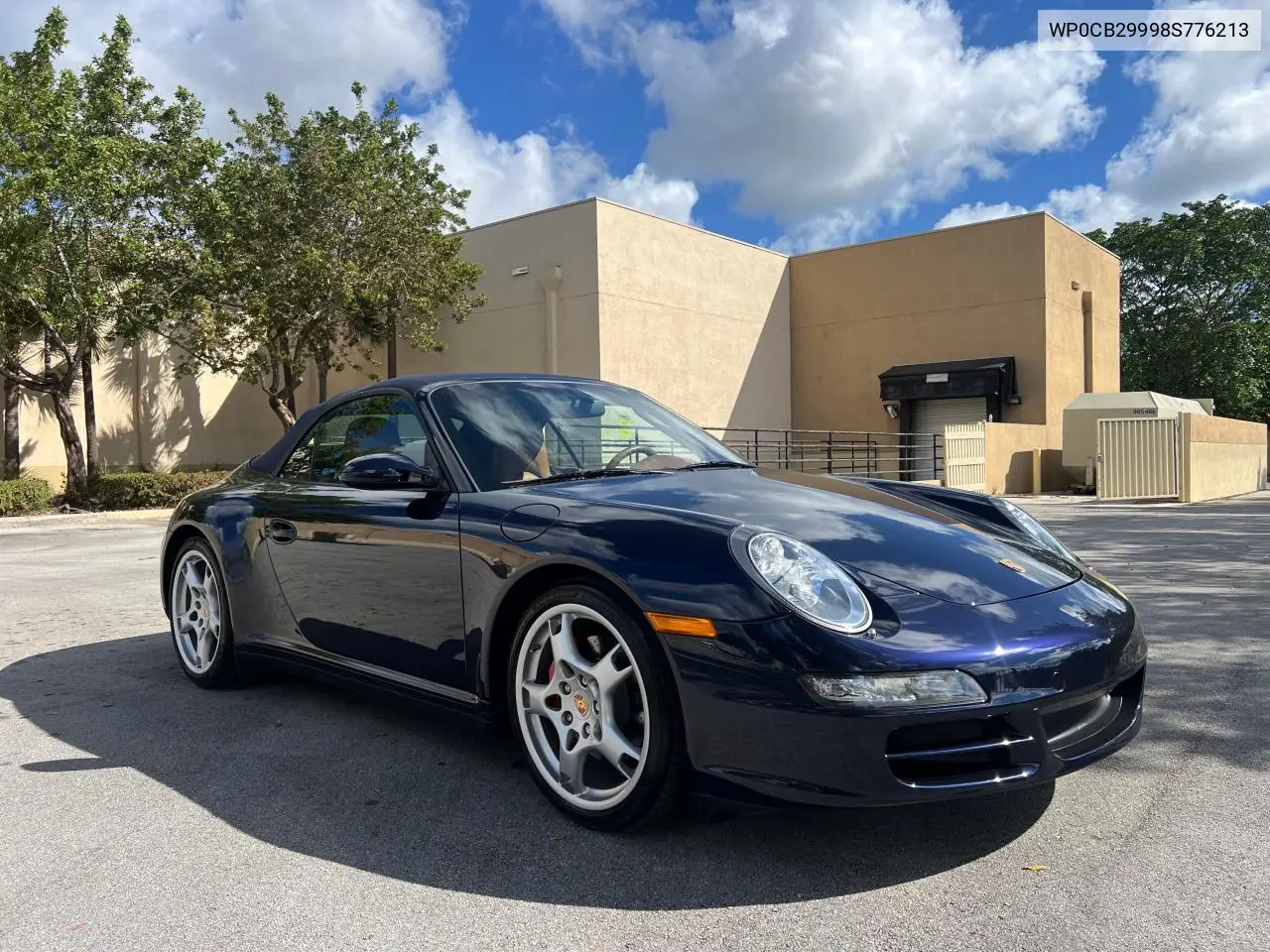 2008 Porsche 911 Carrera S Cabriolet VIN: WP0CB29998S776213 Lot: 53802965