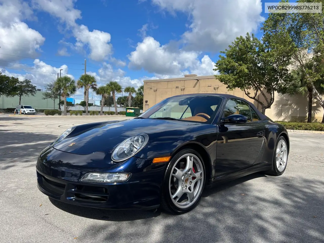 2008 Porsche 911 Carrera S Cabriolet VIN: WP0CB29998S776213 Lot: 53802965