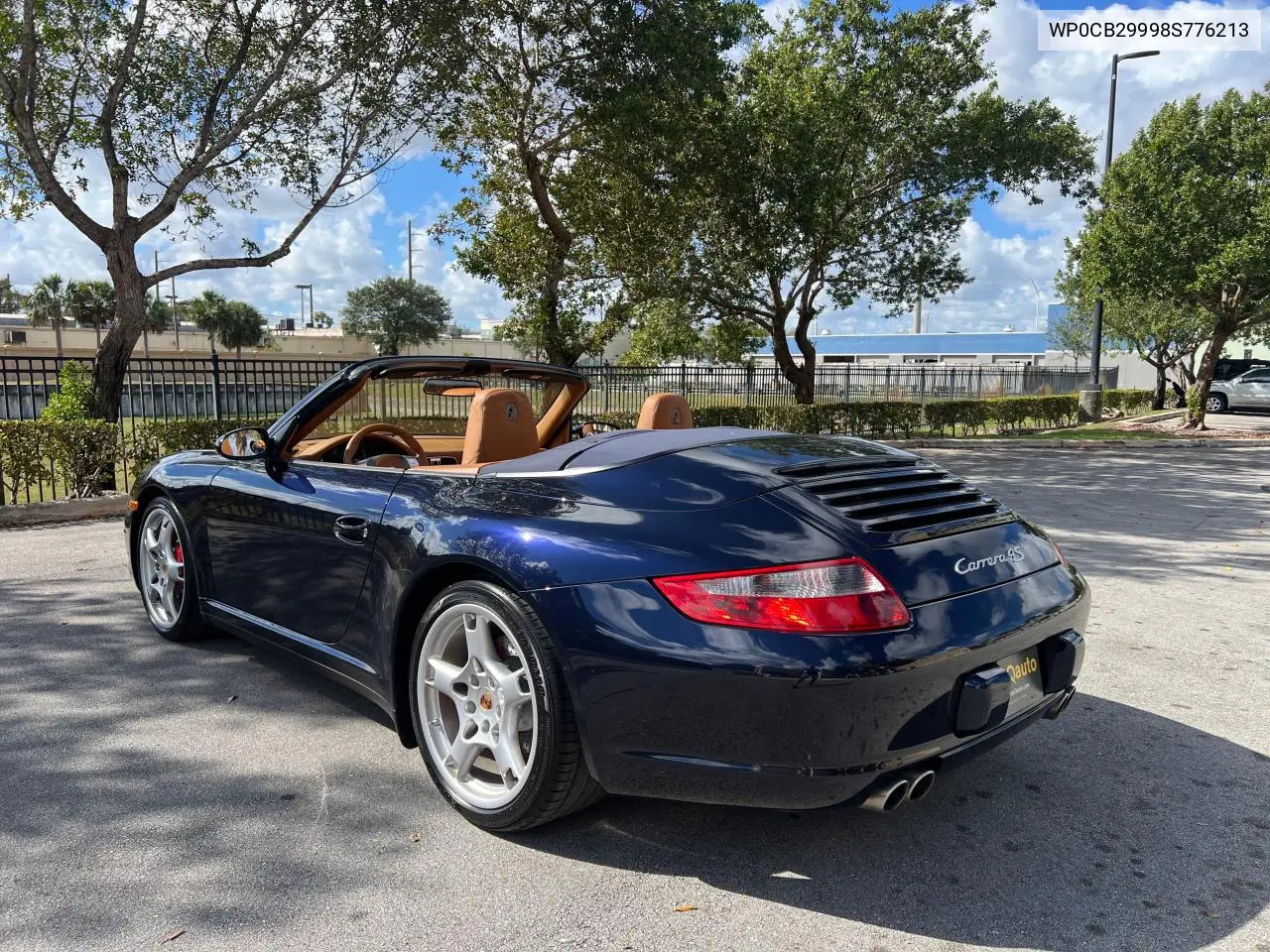 2008 Porsche 911 Carrera S Cabriolet VIN: WP0CB29998S776213 Lot: 53802965