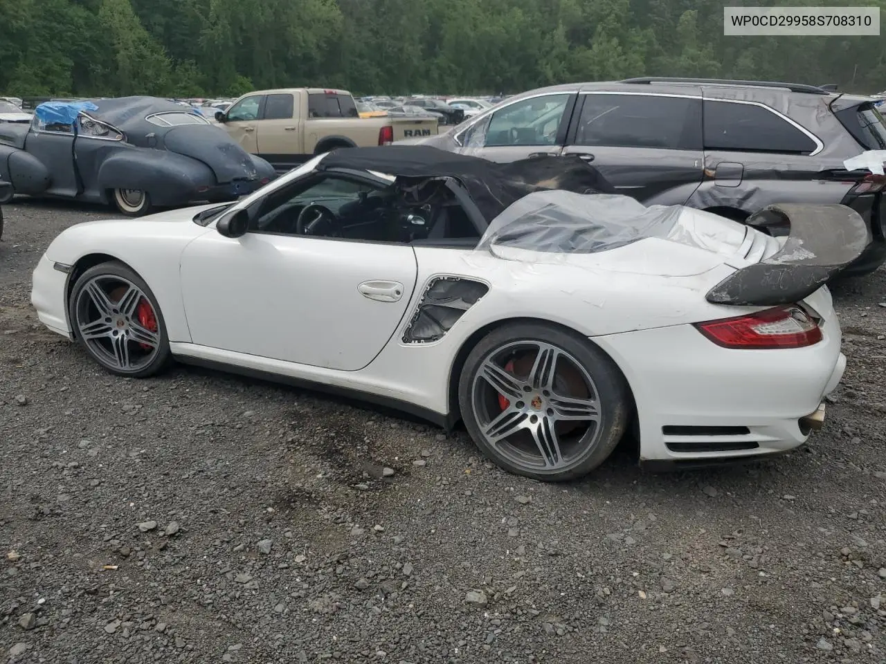 2008 Porsche 911 Turbo VIN: WP0CD29958S708310 Lot: 57027855