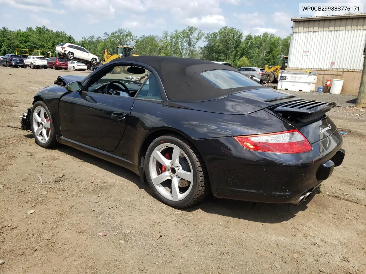 2008 Porsche 911 Carrera S Cabriolet VIN: WP0CB29988S776171 Lot: 60917655