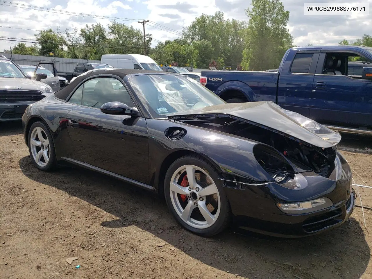 2008 Porsche 911 Carrera S Cabriolet VIN: WP0CB29988S776171 Lot: 60917655