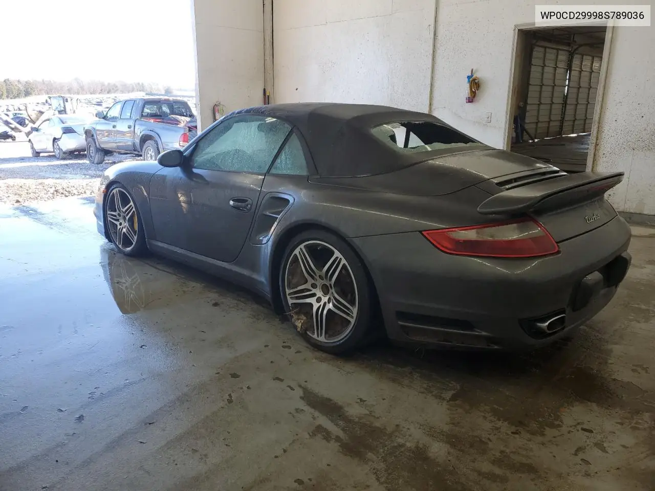 2008 Porsche 911 Turbo VIN: WP0CD29998S789036 Lot: 75058594
