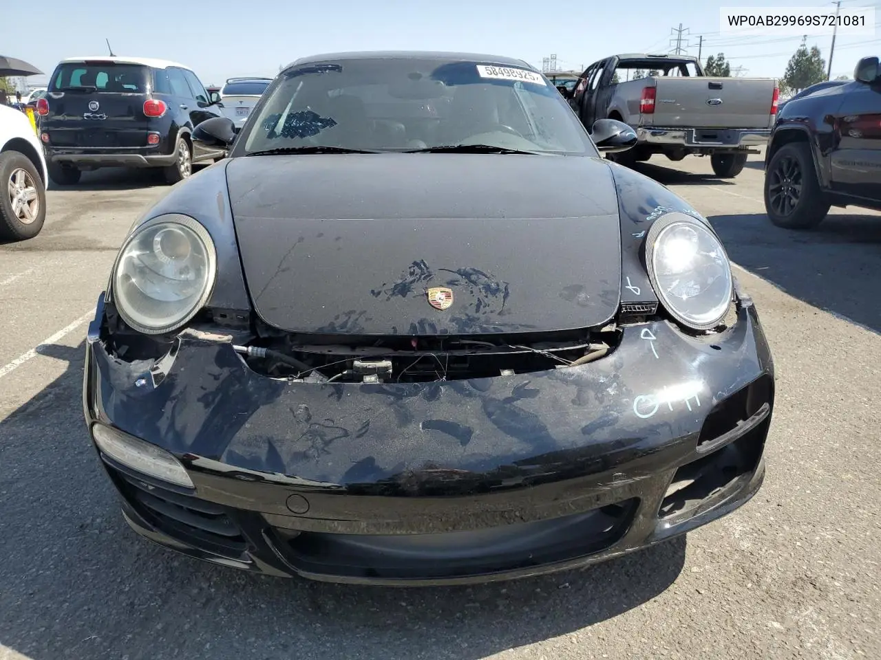 2009 Porsche 911 Carrera S VIN: WP0AB29969S721081 Lot: 58498925