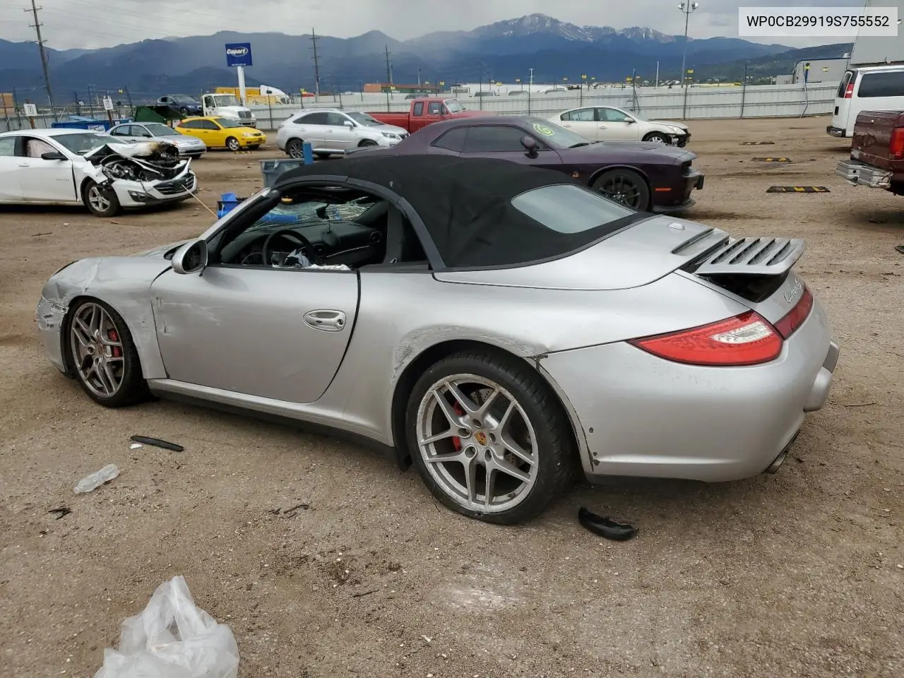 2009 Porsche 911 Carrera S Cabriolet VIN: WP0CB29919S755552 Lot: 59403325
