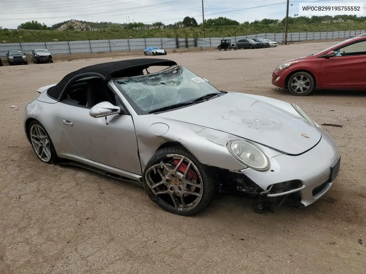 2009 Porsche 911 Carrera S Cabriolet VIN: WP0CB29919S755552 Lot: 59403325