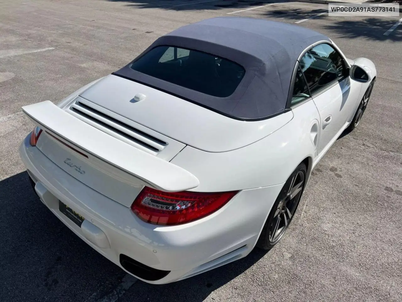 2010 Porsche 911 Turbo Cabriolet VIN: WP0CD2A91AS773141 Lot: 54437475