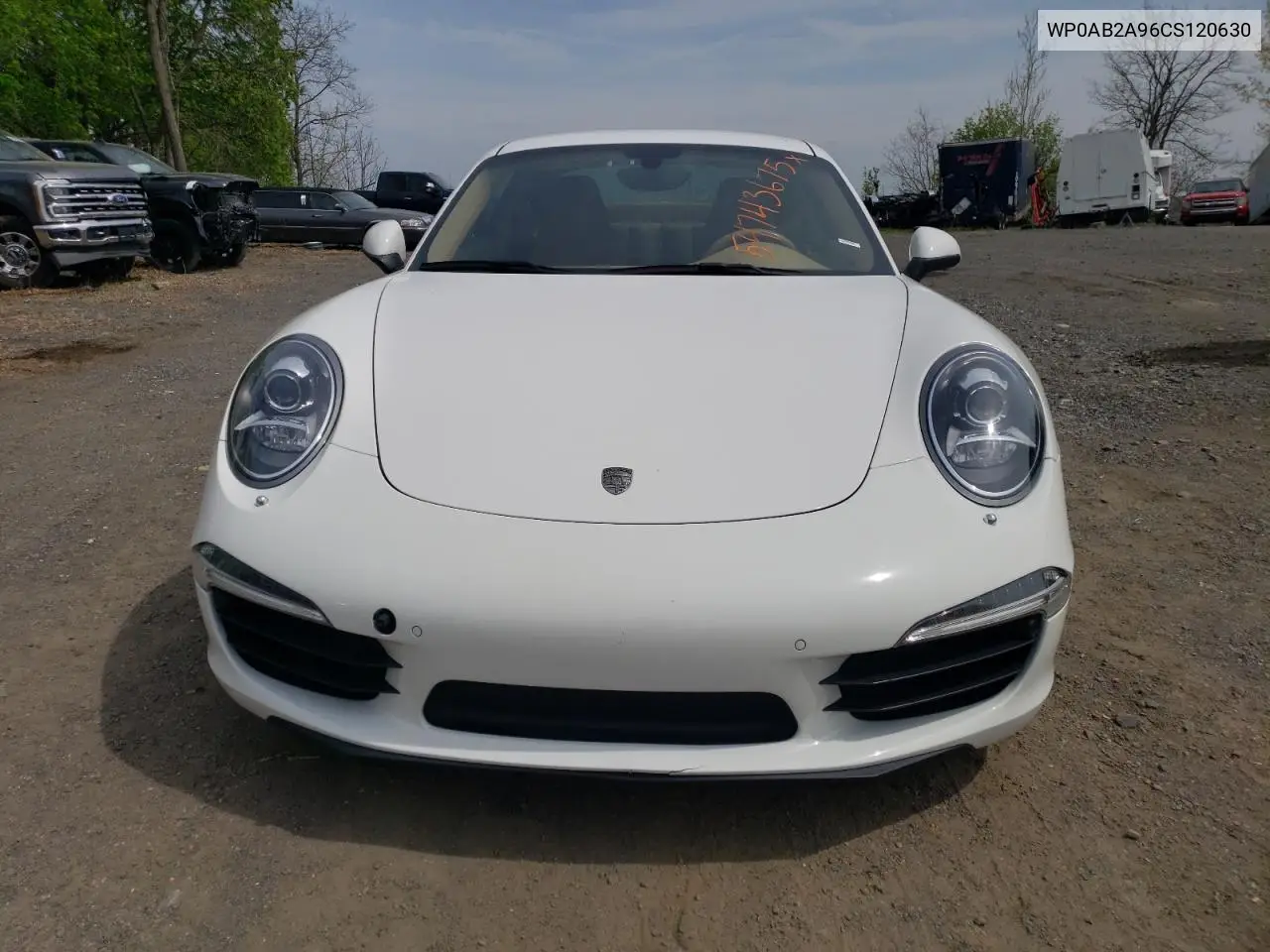 2012 Porsche 911 Carrera S VIN: WP0AB2A96CS120630 Lot: 54743675