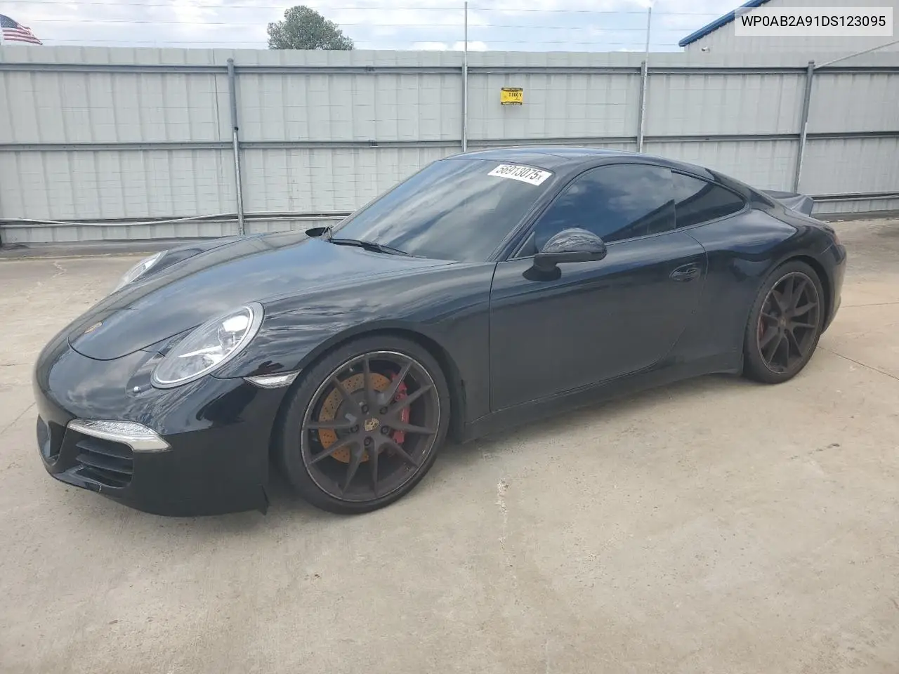2013 Porsche 911 Carrera S VIN: WP0AB2A91DS123095 Lot: 56913075