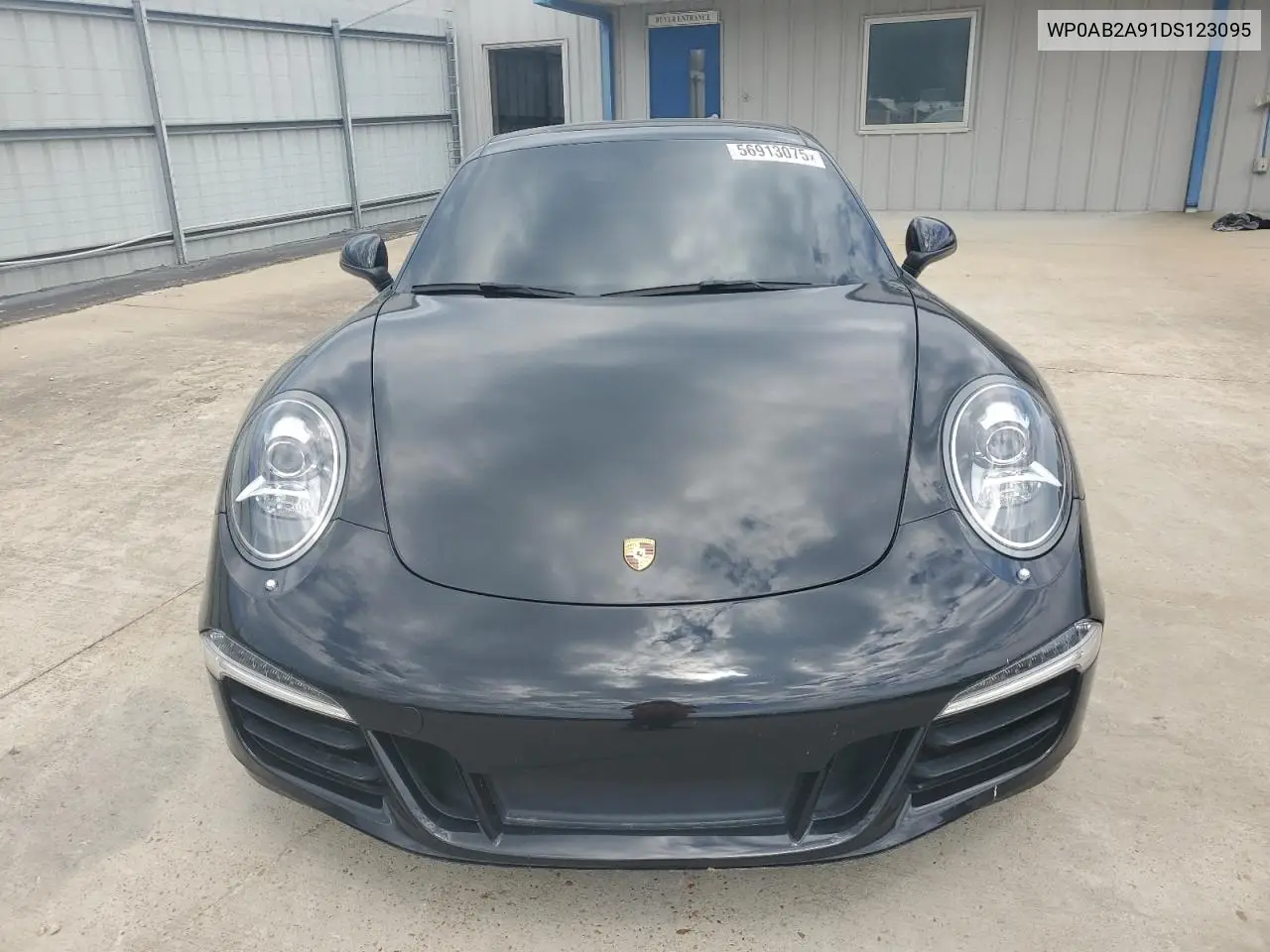 2013 Porsche 911 Carrera S VIN: WP0AB2A91DS123095 Lot: 56913075
