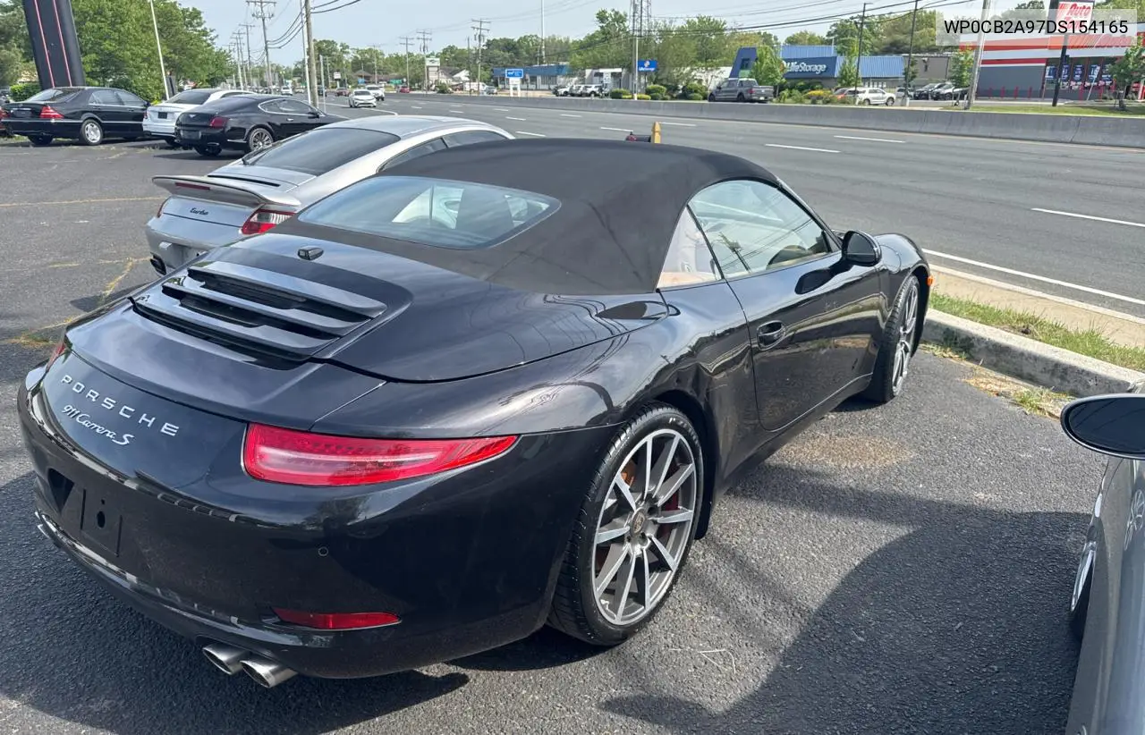 2013 Porsche 911 Carrera S VIN: WP0CB2A97DS154165 Lot: 56958415