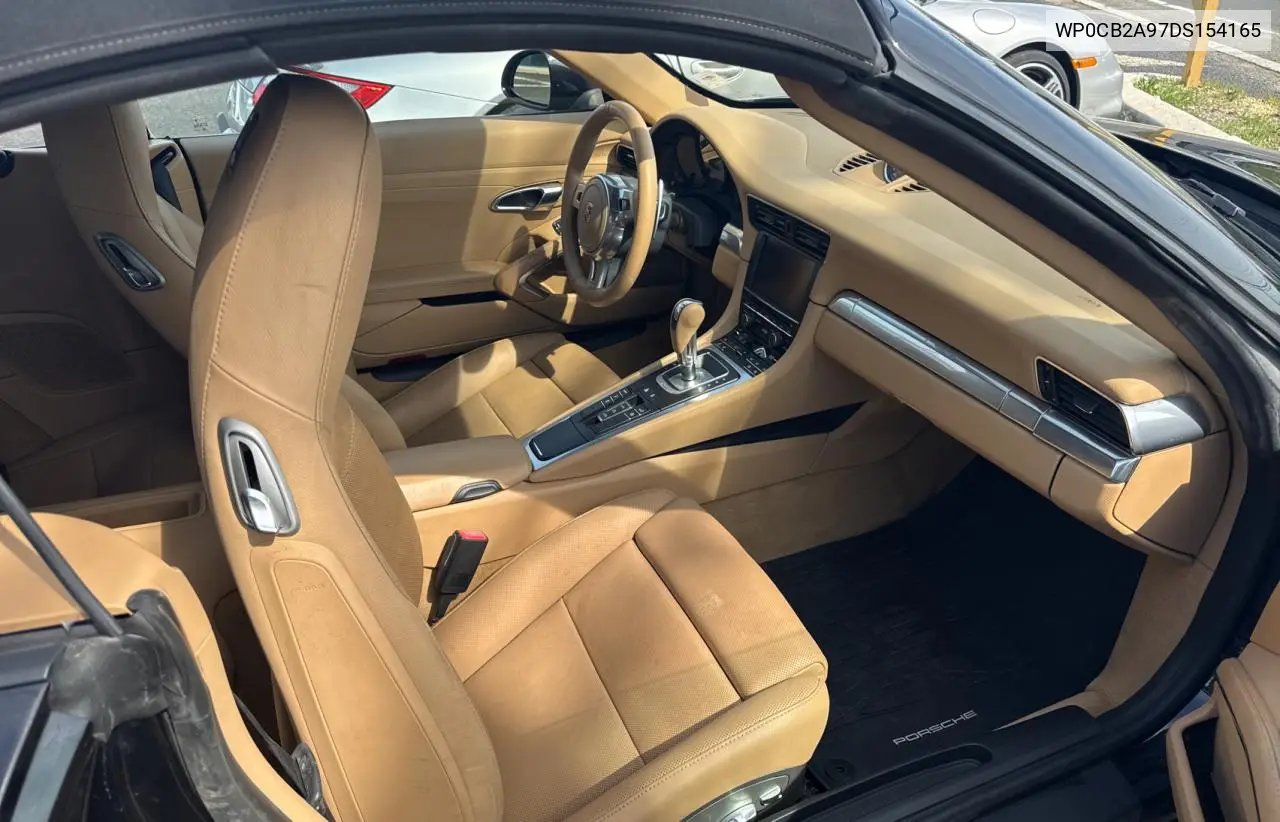 2013 Porsche 911 Carrera S VIN: WP0CB2A97DS154165 Lot: 56958415