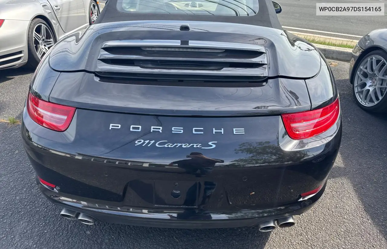 2013 Porsche 911 Carrera S VIN: WP0CB2A97DS154165 Lot: 56958415