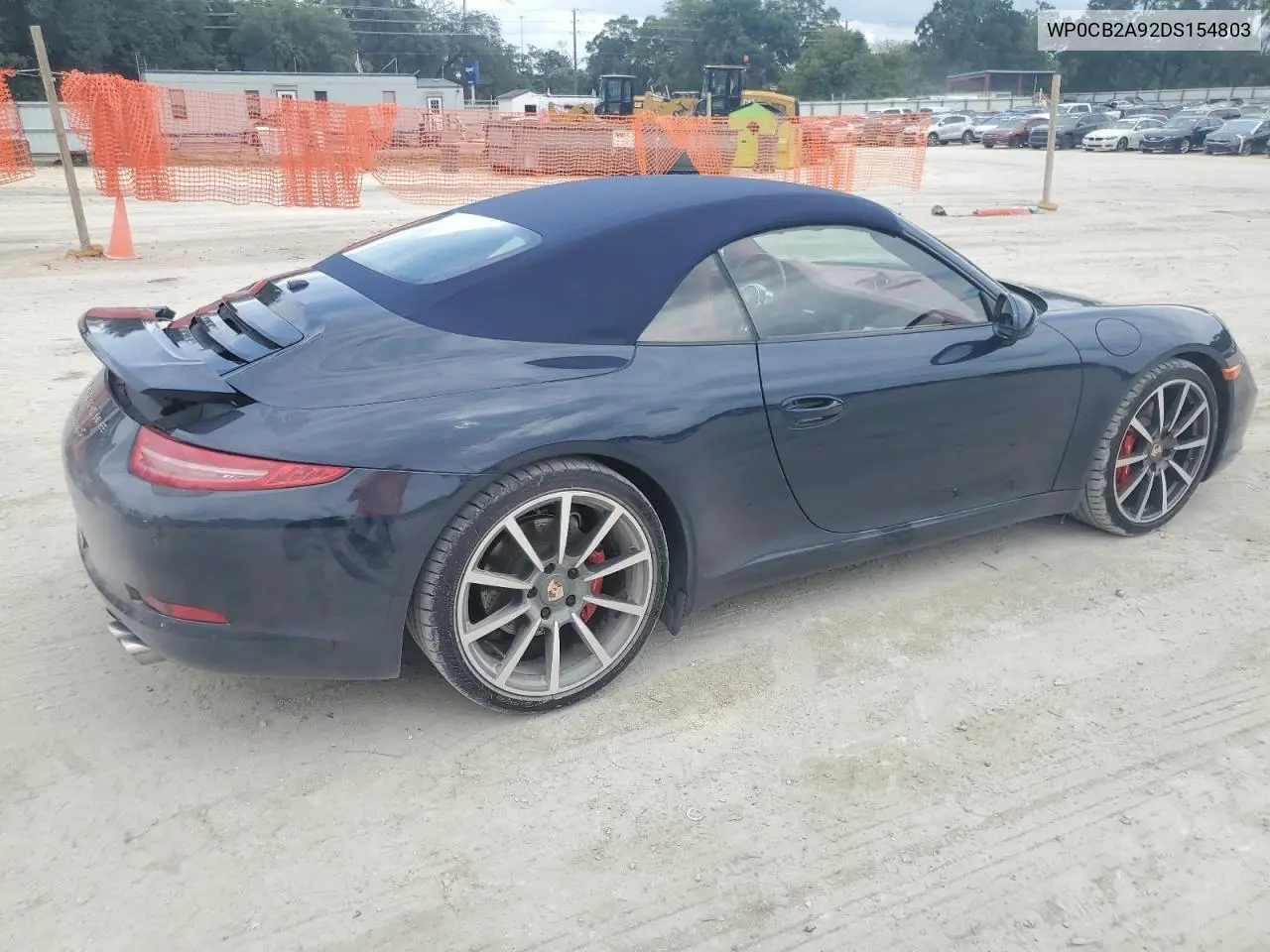 2013 Porsche 911 Carrera S VIN: WP0CB2A92DS154803 Lot: 63741915
