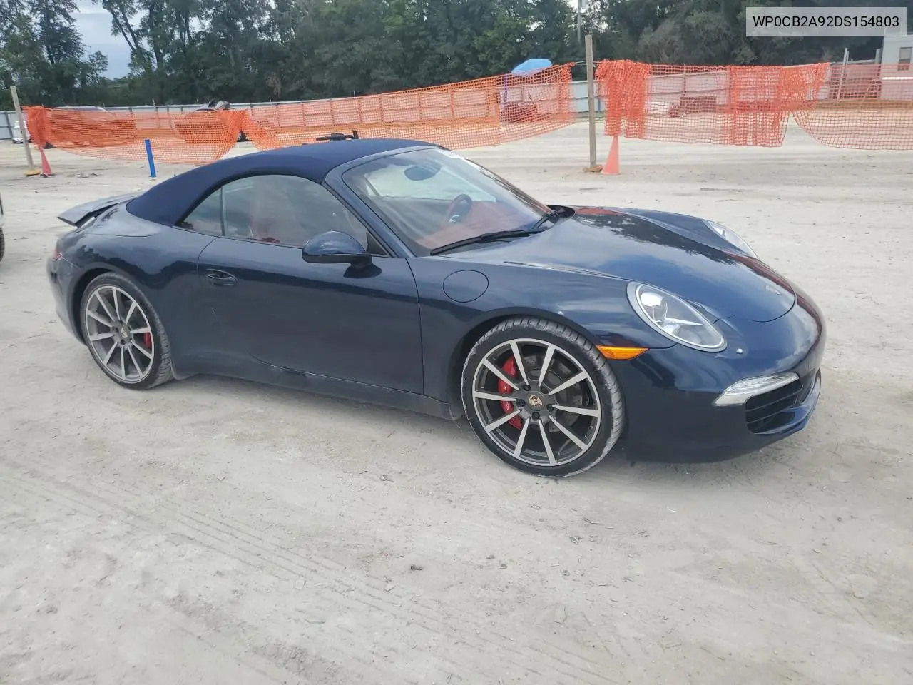 2013 Porsche 911 Carrera S VIN: WP0CB2A92DS154803 Lot: 63741915