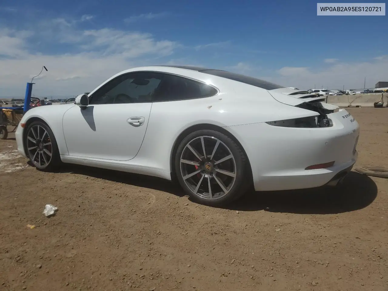 2014 Porsche 911 Carrera S VIN: WP0AB2A95ES120721 Lot: 56968235