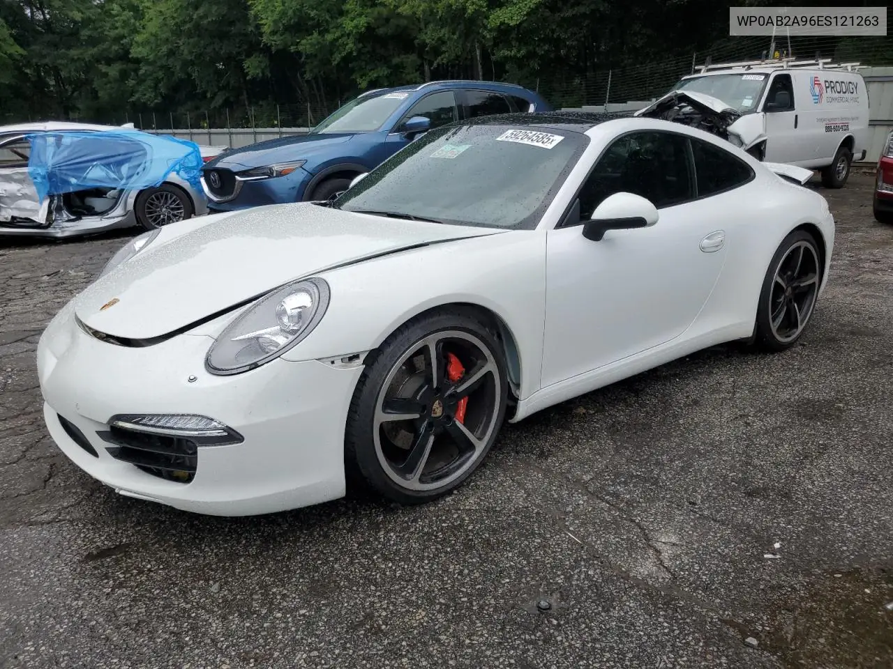 2014 Porsche 911 Carrera S VIN: WP0AB2A96ES121263 Lot: 59264585